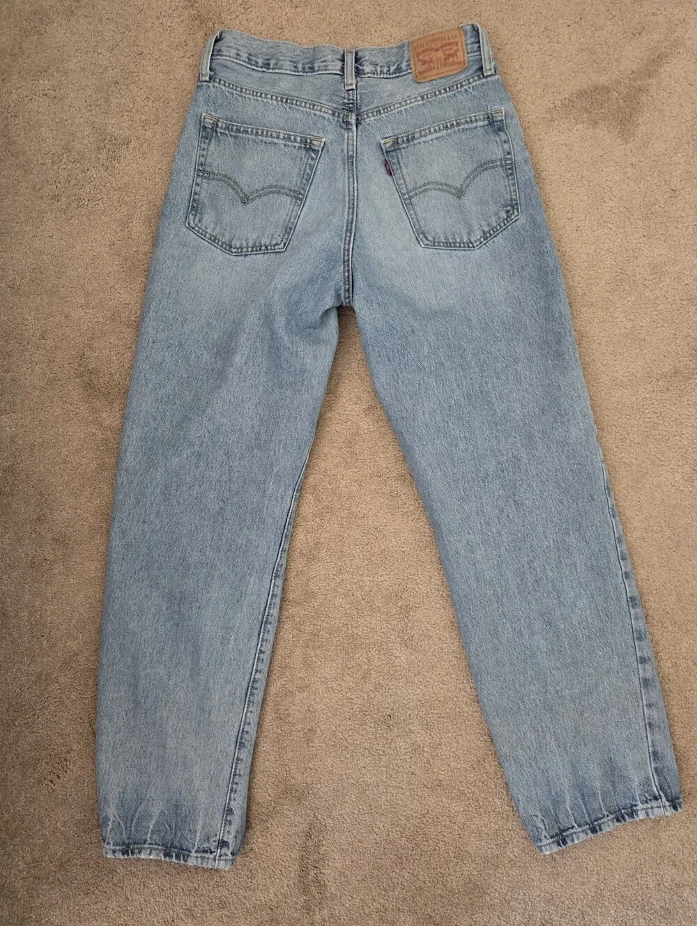 Levi's ‘94 Baggy Bootcut Medium Wash Denim Jeans Womens Size 27 - Picture 3 of 10